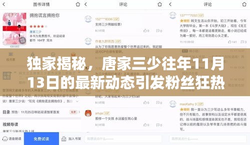 独家揭秘，唐家三少往年11月13日的最新动态引发粉丝狂热追捧！