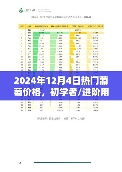 2024年热门葡萄价格指南，初学者与进阶用户的购买策略与价格查询