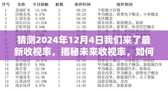 揭秘未来收视率，预测与分析2024年12月4日最新收视率数据揭秘。