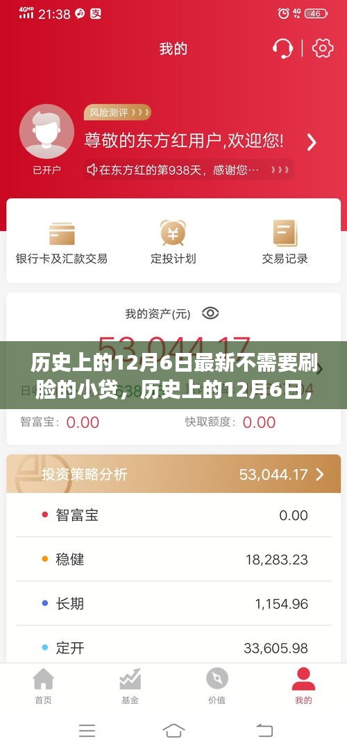 历史上的12月6日，无需刷脸的小贷时代探索