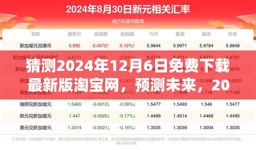 猜测2024年12月6日免费下载最新版淘宝网，预测未来，2024年12月6日，淘宝网最新版免费下载趋势分析