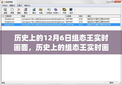 探寻历史上的组态王实时画面，十二月六日的变迁与影响回顾