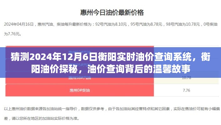 猜测2024年12月6日衡阳实时油价查询系统，衡阳油价探秘，油价查询背后的温馨故事