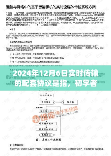 初学者与进阶用户适用的2024年实时传输配套协议详细步骤指南