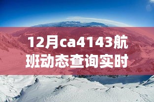CA4143航班实时动态查询，云端之旅的奇妙日常