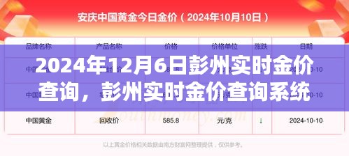 触摸未来黄金投资利器，彭州实时金价查询系统