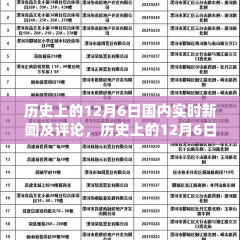 历史上的12月6日国内实时新闻深度解析与观点阐述