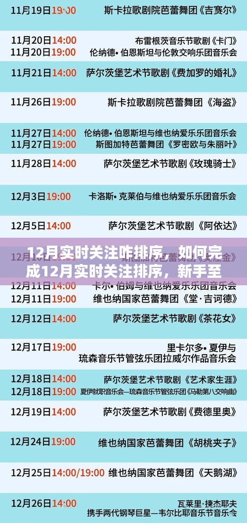 新手到进阶，12月实时关注排序的详细步骤指南