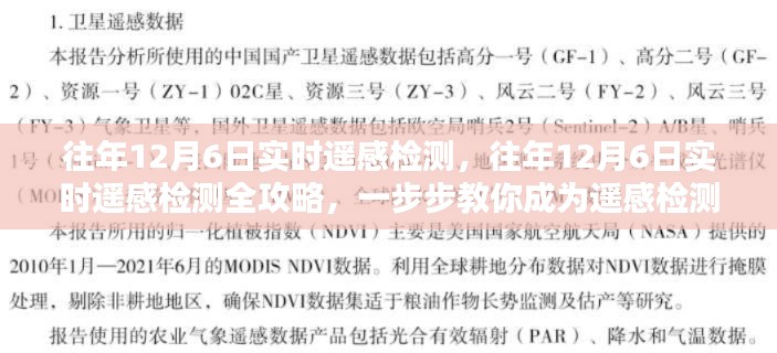往年12月6日遥感检测详解，从入门到精通的全攻略