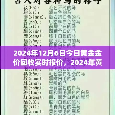 2024年黄金金价回收实时报价解析，市场趋势与个人立场探讨