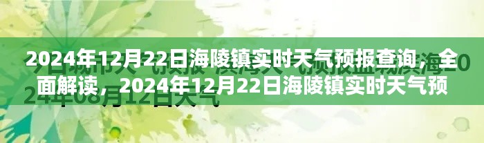 2024年12月22日海陵镇实时天气预报查询深度解读与产品评测