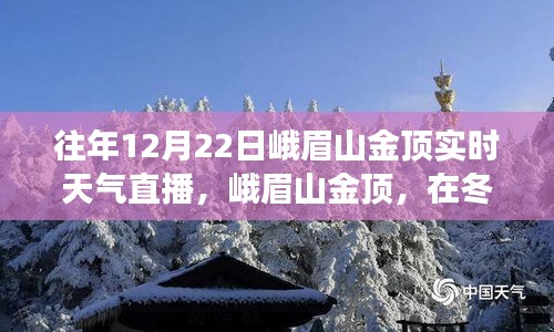 冬至探寻雪域仙境，峨眉山金顶实时天气直播之旅