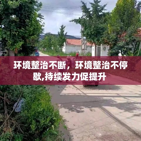 环境整治不断，环境整治不停歇,持续发力促提升 