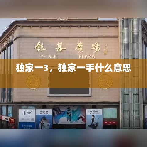 独家一3，独家一手什么意思 