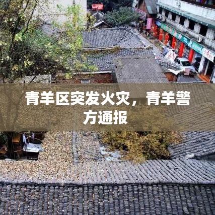 青羊区突发火灾，青羊警方通报 