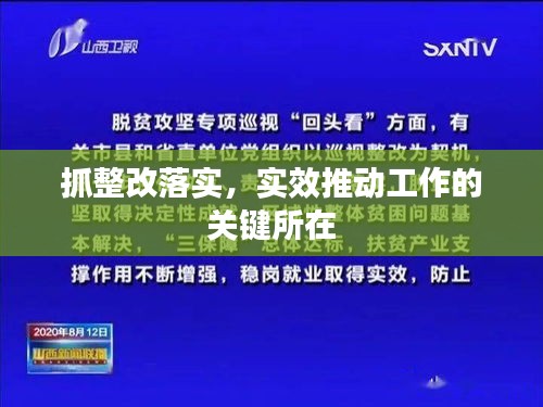 抓整改落实，实效推动工作的关键所在