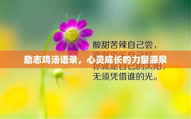 励志鸡汤语录，心灵成长的力量源泉