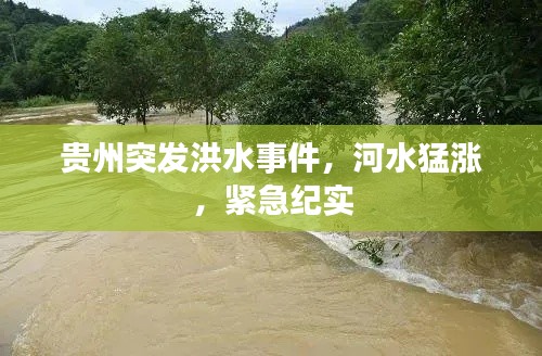 贵州突发洪水事件，河水猛涨，紧急纪实