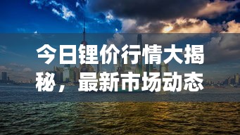 今日锂价行情大揭秘，最新市场动态一网打尽！