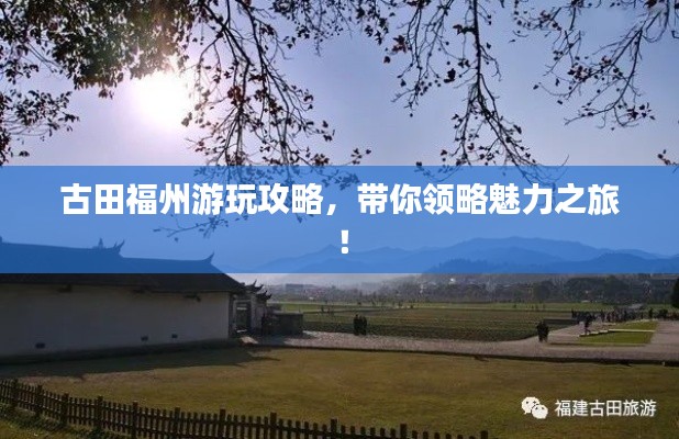 古田福州游玩攻略，带你领略魅力之旅！
