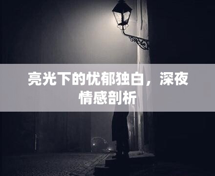 亮光下的忧郁独白，深夜情感剖析