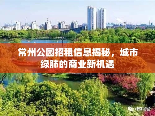 常州公园招租信息揭秘，城市绿肺的商业新机遇