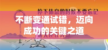 不断变通试错，迈向成功的关键之道