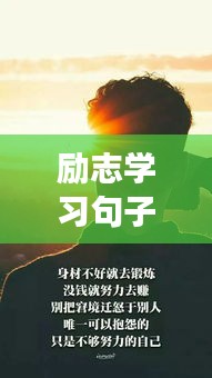 励志学习句子，潮流语录中的心灵鸡汤