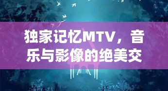 独家记忆MTV，音乐与影像的绝美交融