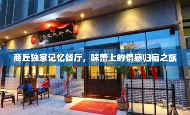 商丘独家记忆餐厅，味蕾上的情感归宿之旅